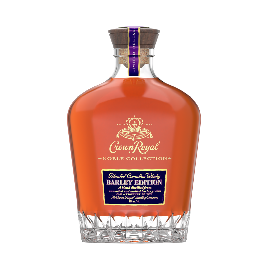 Crown Royal Noble Whisky Bottle - Blended Canadian Whisky - Crown Royal